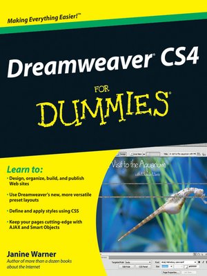 cover image of Dreamweaver CS4 For Dummies